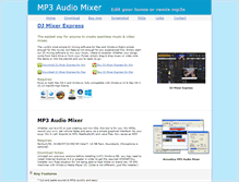 Tablet Screenshot of mp3-mixer.net